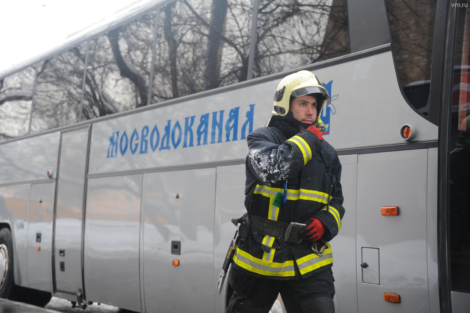 На месте аварии проводились восстановительные работы