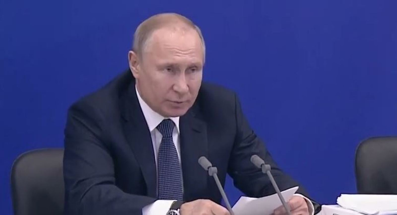 Владимир Путин сделал заявление на заседании президиума Государственного совета