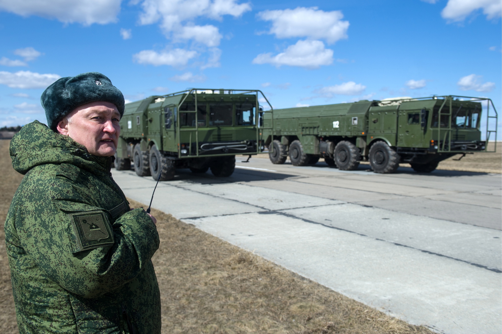Оперативно-тактические комплексы «Искандер» на репетиции парада военной техники. Наземный вариант комплекса «Калибр» разрабатывается на базе «Искандеров»