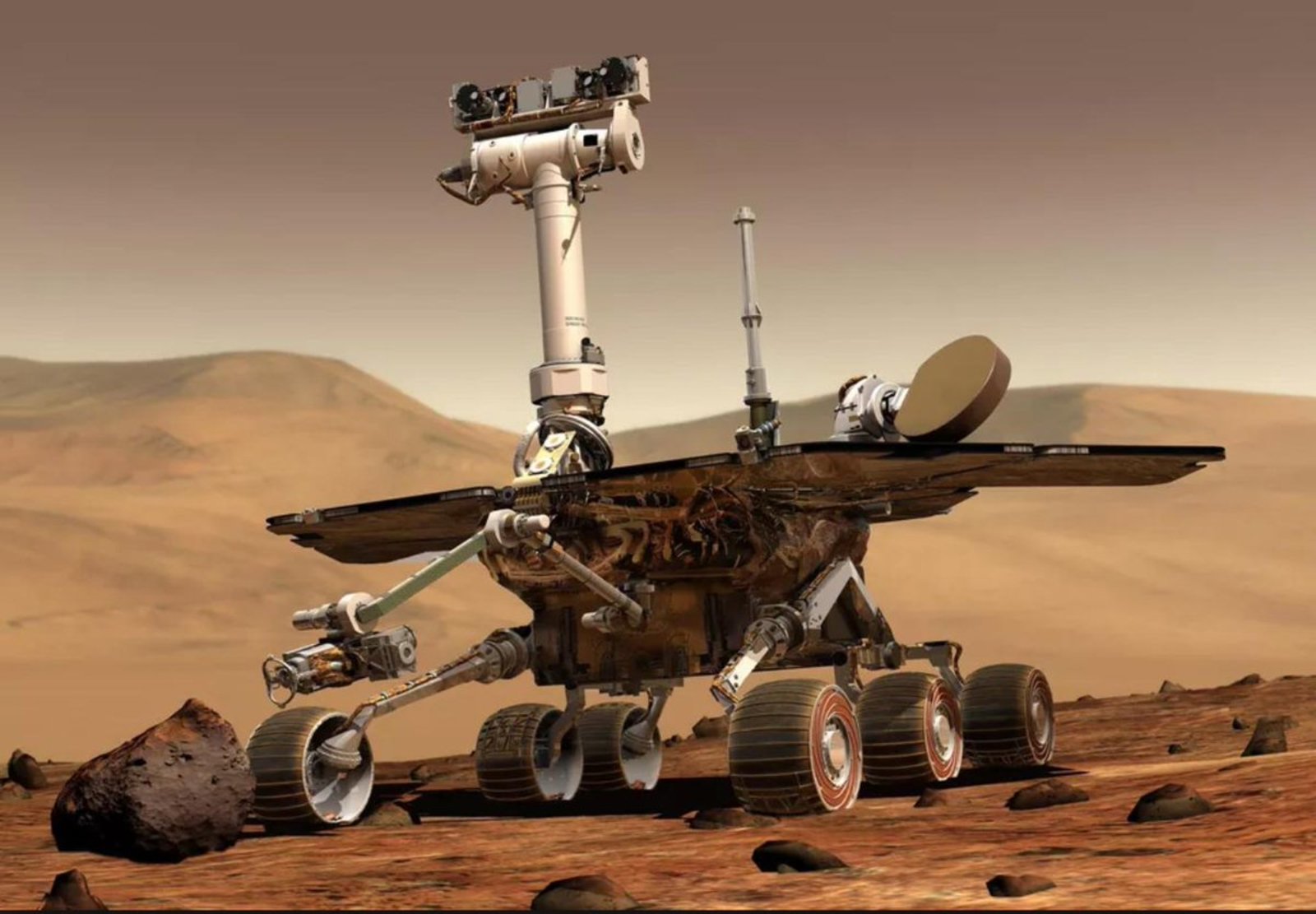 Opportunity находится на Красной планете около 15 лет, однако летом 2018 года связь с ним была утеряна
