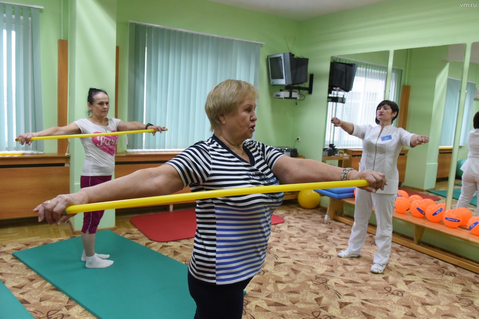 На первом этаже разместят хореографический и тренажерный зал