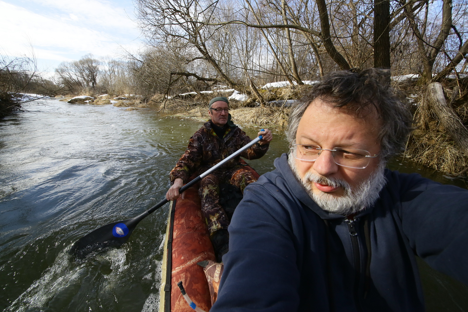 Обычно спортивные туристы-водники встают на воду в середине апреля в пик большой воды