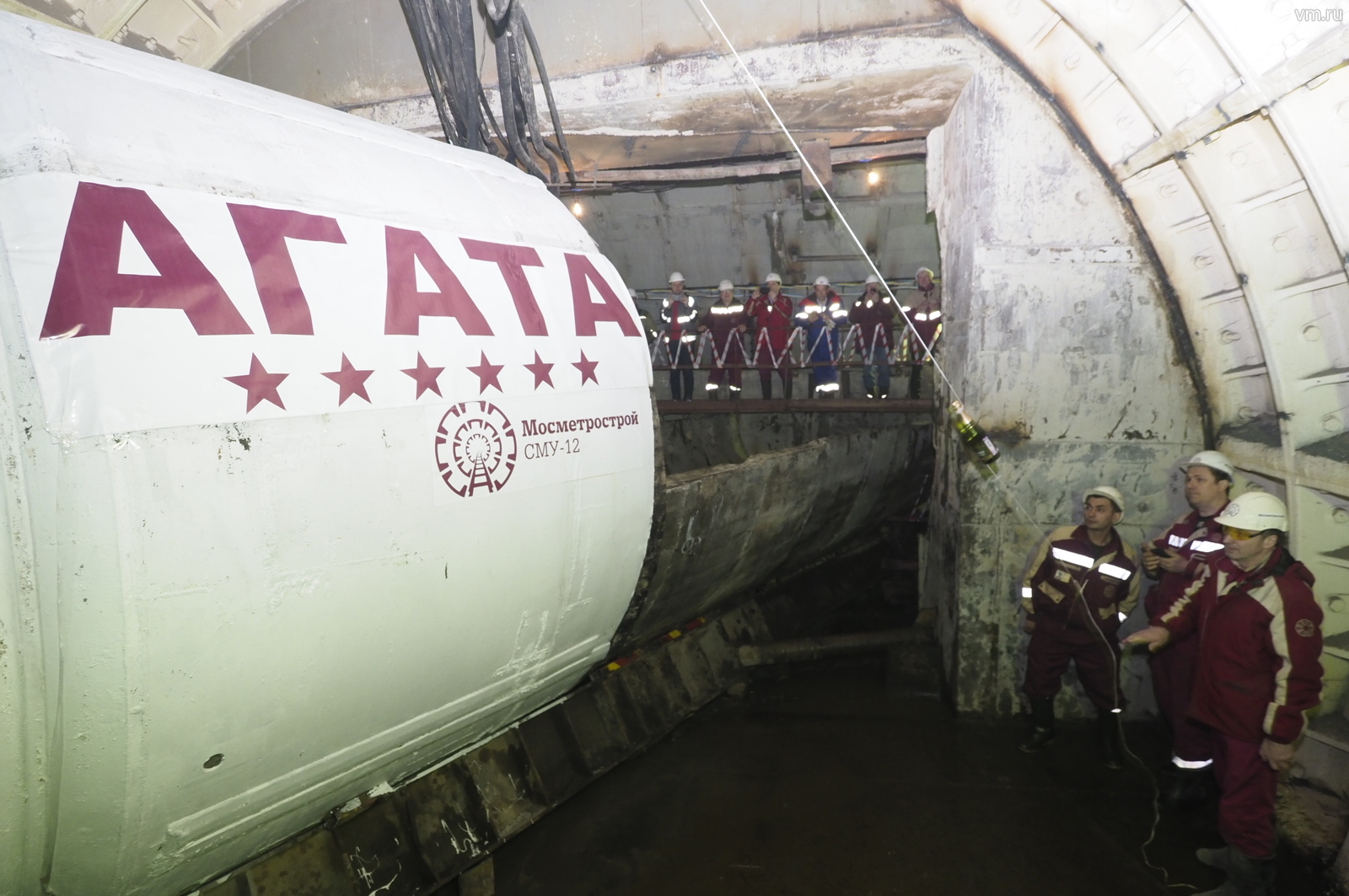 Японская «Агата» создает вентиляционные тоннели на Люблинско-Дмитровской линии метрополитена