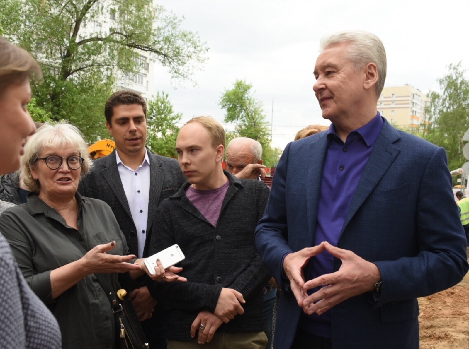 Мэр Москвы отметил необходимость благоустройства в разговоре с местными жителями