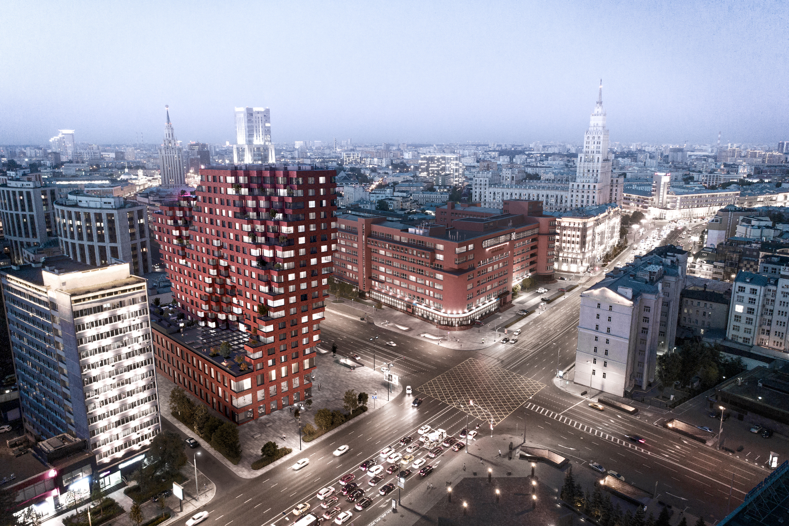 RED7 на Садовом кольце — первый проект голландского архитектурного бюро MVRDV в России