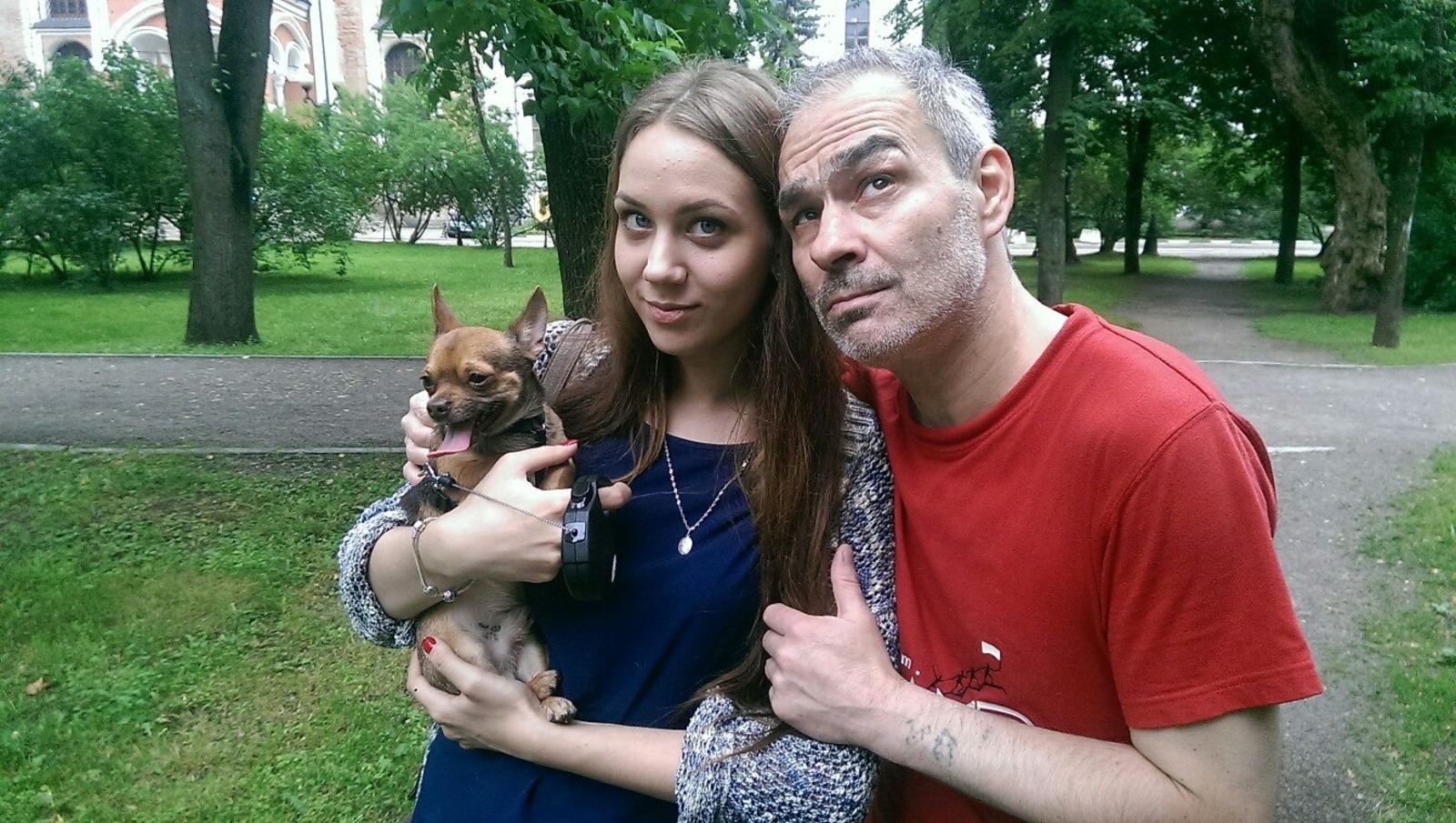 Илья Круглов с дочкой Машей
