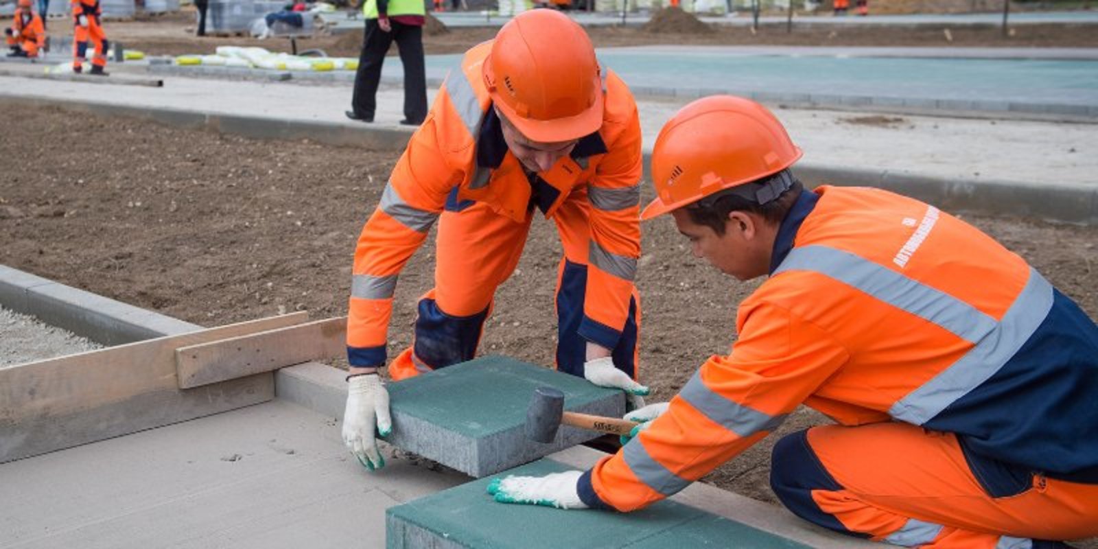 Рядом со станцией появится более 50 тысяч квадратных метров газона, установят без малого 200 опор освещения