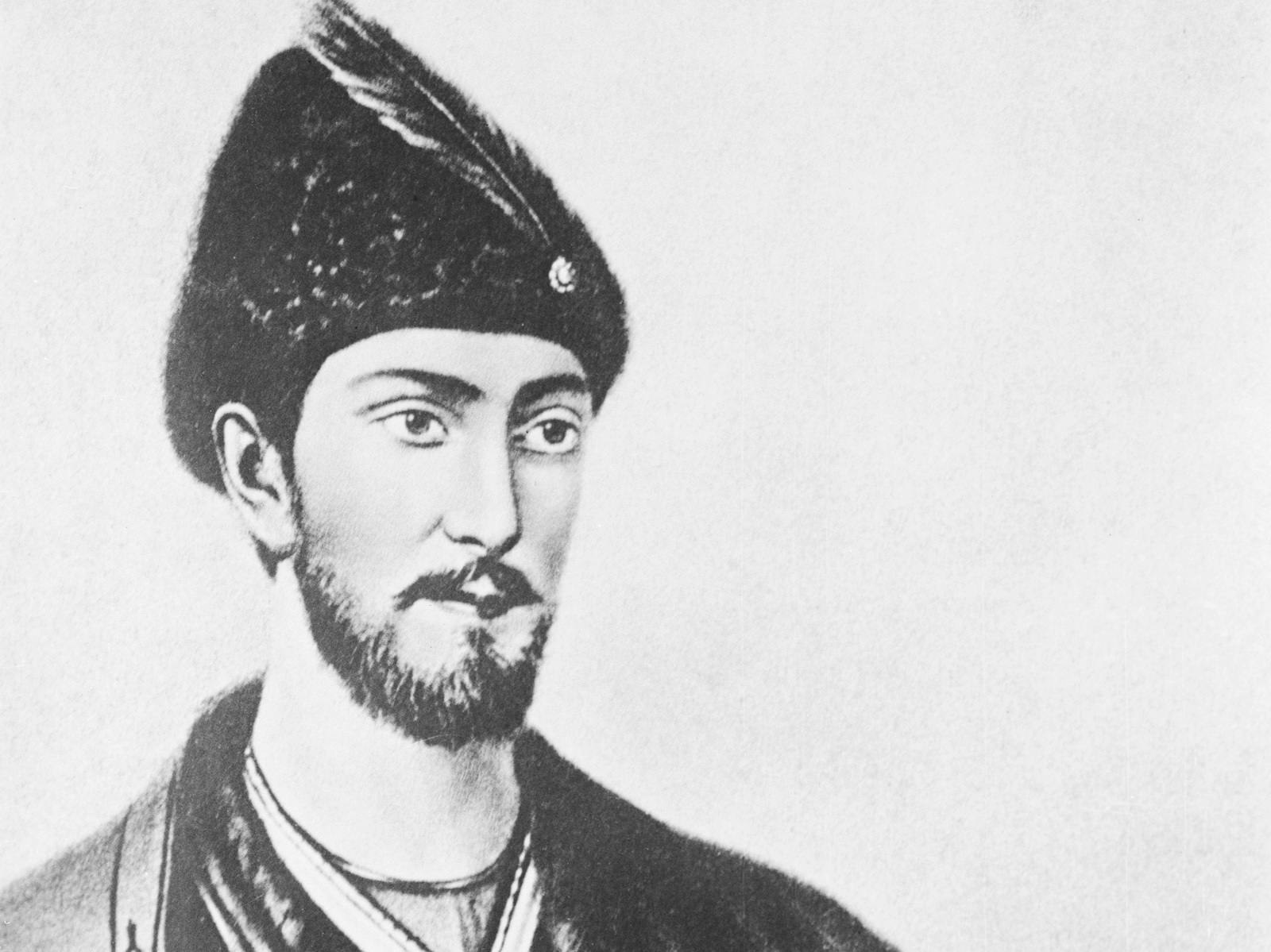 Грузинский поэт Шота Руставели. Художник Ираклий Моисеевич Тоидзе, для юбилейного издания поэмы "Витязь в тигровой шкуре"