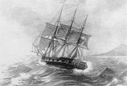 Шлюп «Надежда» / Wikipedia/Общественное достояние