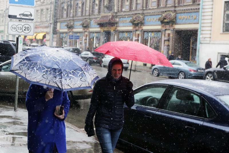 Пятая часть месячной нормы осадков выпала в Москве 2 февраля