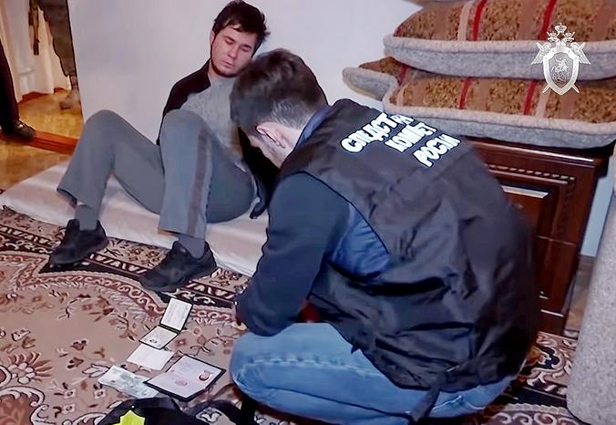 Скриншот с видеозаписи ФСБ России