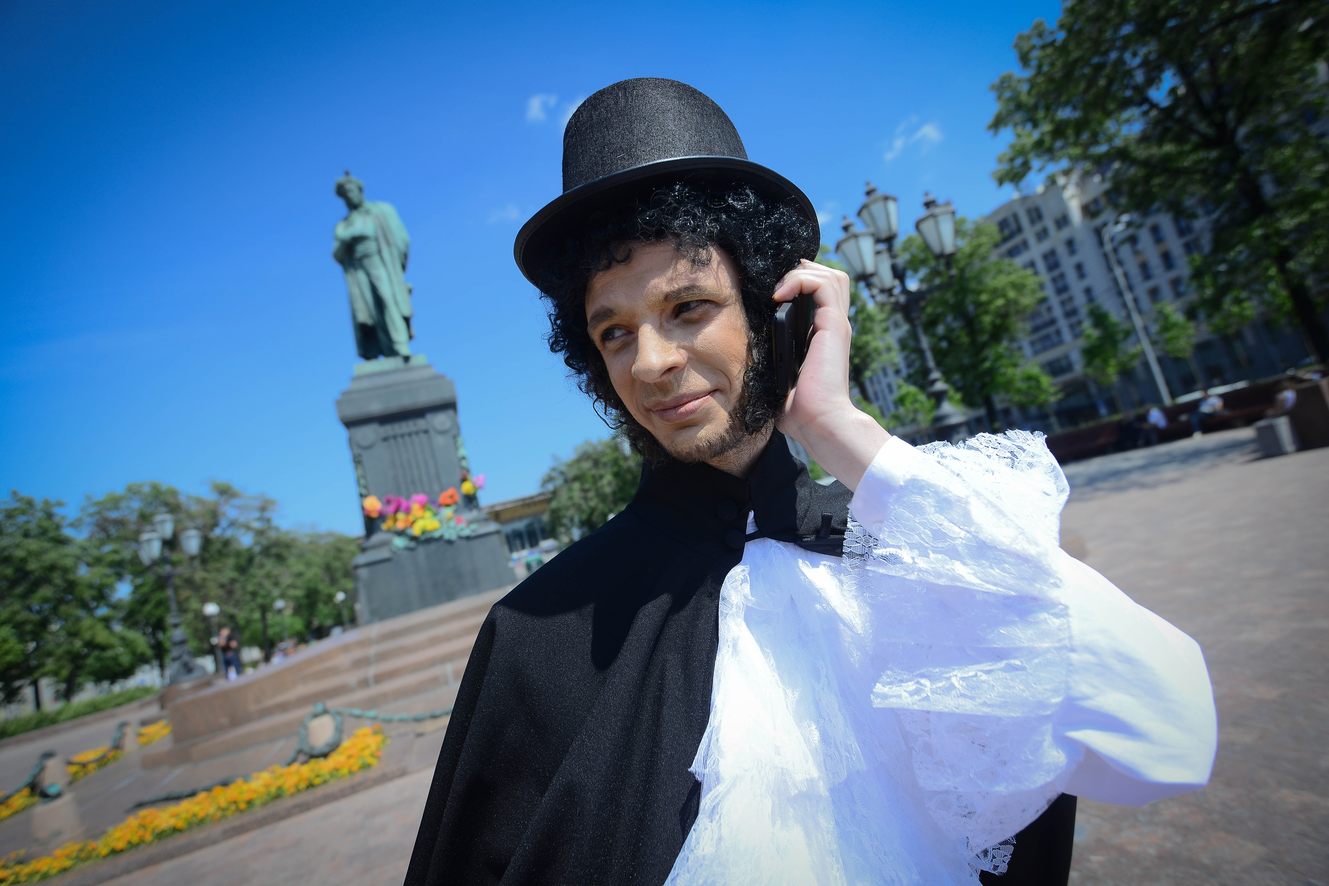 Москвичи смогут встретить Александра Пушкина в рамках акции «Ночь искусств»