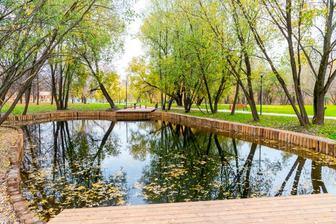 Благоустройство пруда в парке / сайт Сергея Собянина (sobyanin.ru)