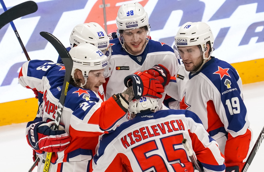 Московский ЦСКА победил СКА в матче регулярного чемпионата КХЛ