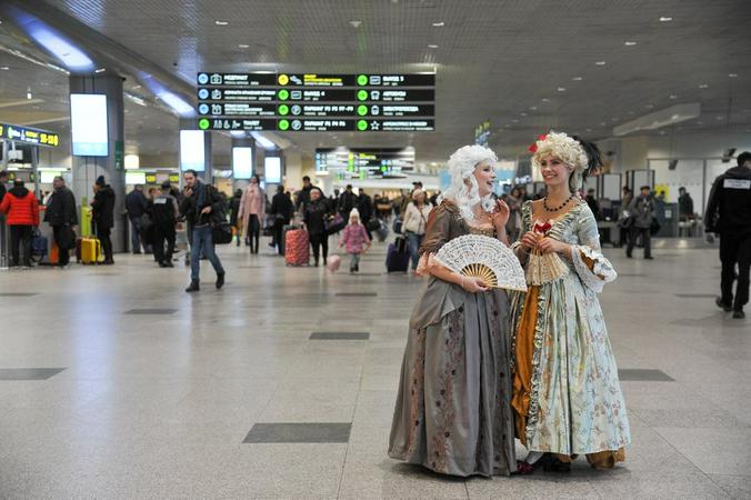 Тематическая зона открылась в пассажирском терминале аэропорта / Александр Авилов/ Агентство городских новостей «Москва»