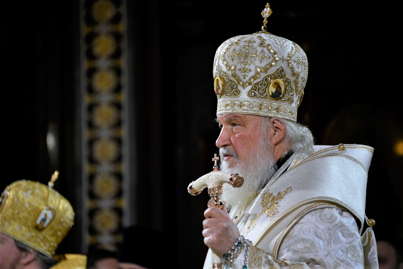 Патриарх Кирилл проведет литургию в Успенском соборе Кремля в честь Сретения
