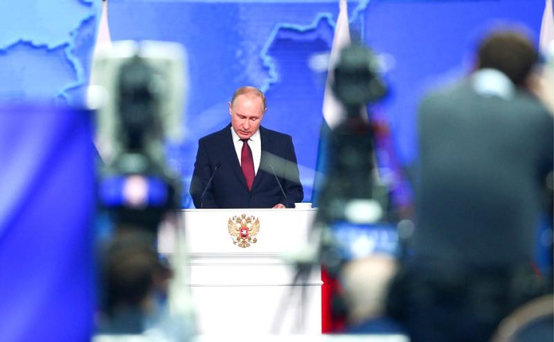 Послание Владимира Путина покажут на экранах в центре Москвы