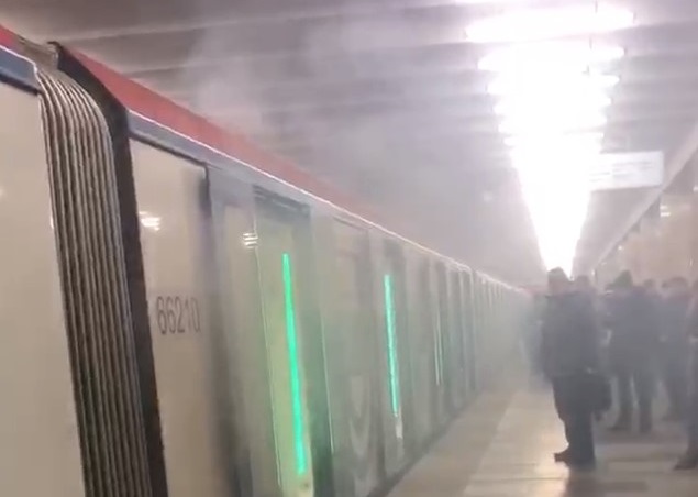 Задымление произошло на станции «Щукинская» московского метро