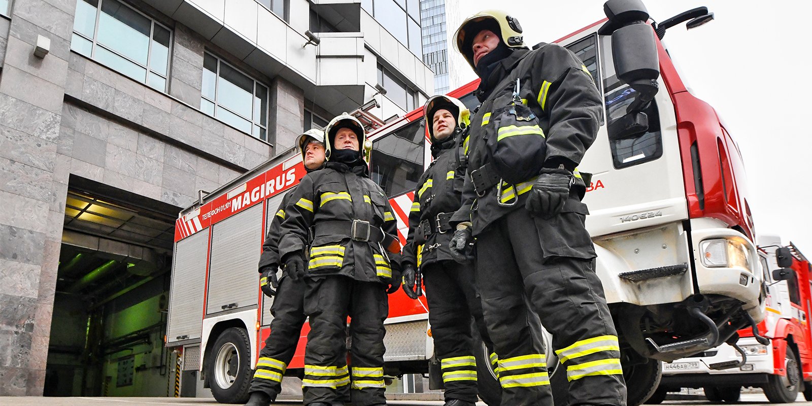 Московские пожарно-спасательные части прошли дезинфекцию