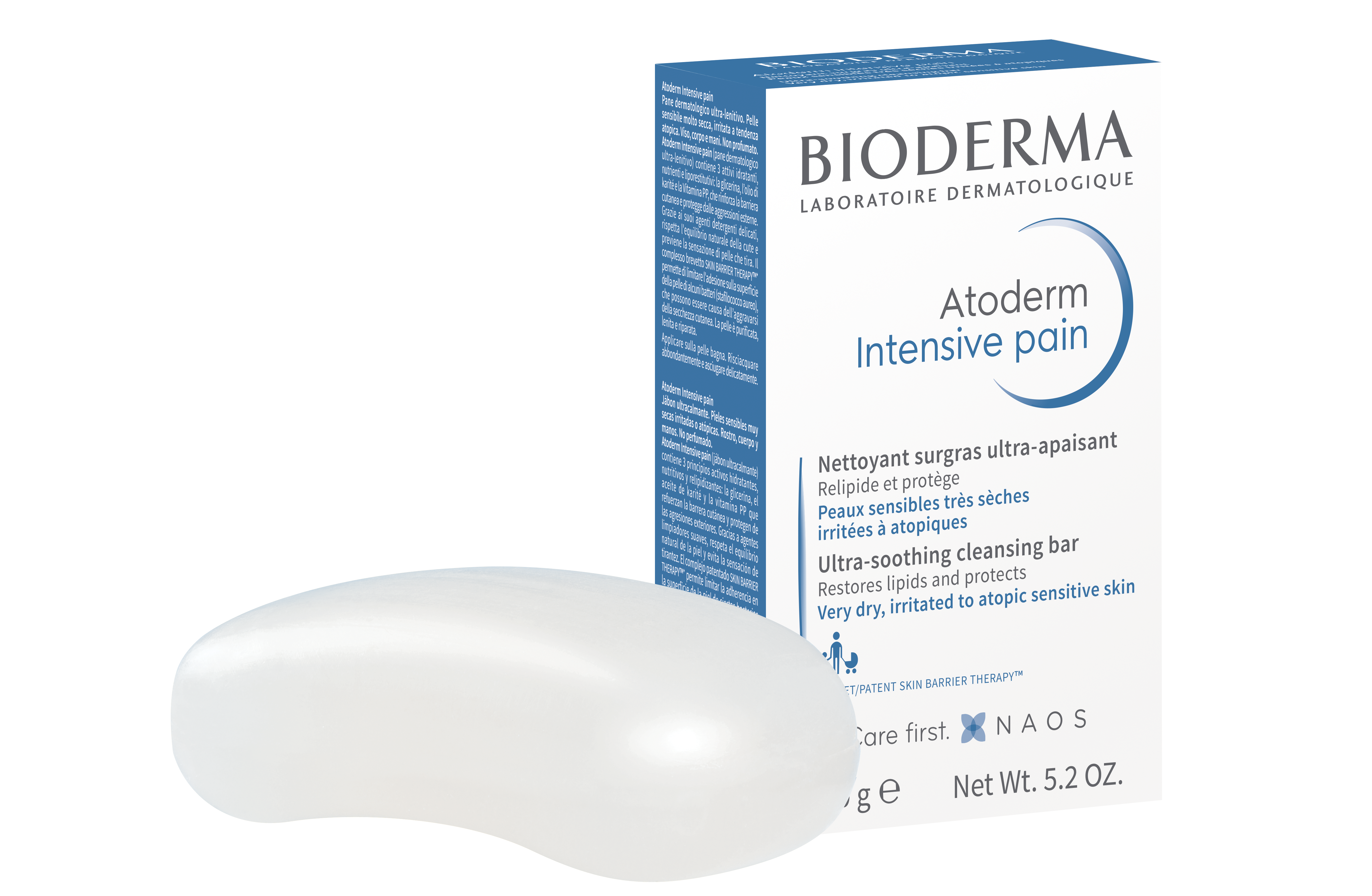 Bioderma Atoderm Мыло Интенсив Питательное и увлажняющее мыло для очищения кожи тела