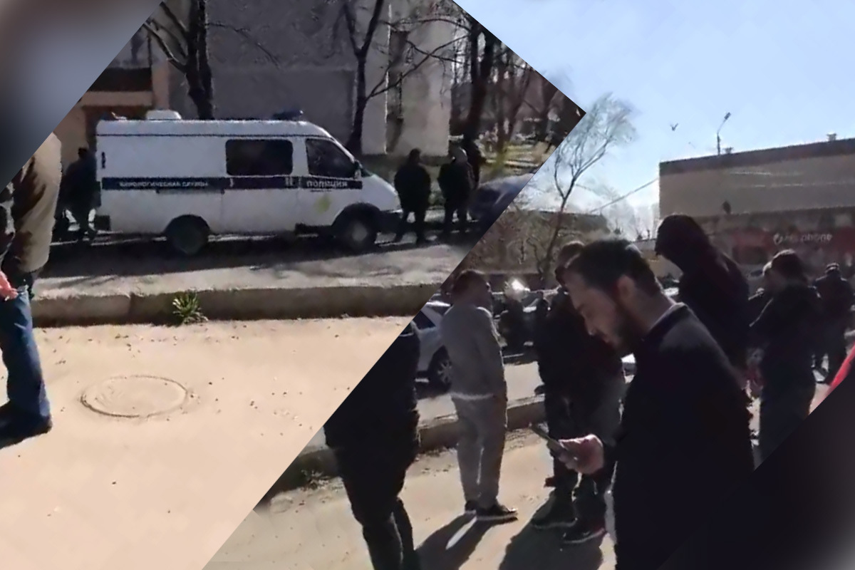 СК опубликовал видео с места захвата в заложники женщины с детьми в Пятигорске