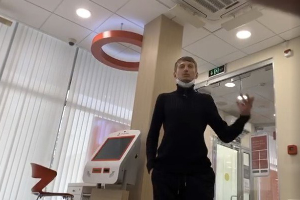 Мужчина, захвативший заложников в банке в Москве / instagram.com/fedor_pimenov