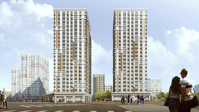 Две жилых башни в Москворечье-Сабурове / пресс-служба Москомархитектуры