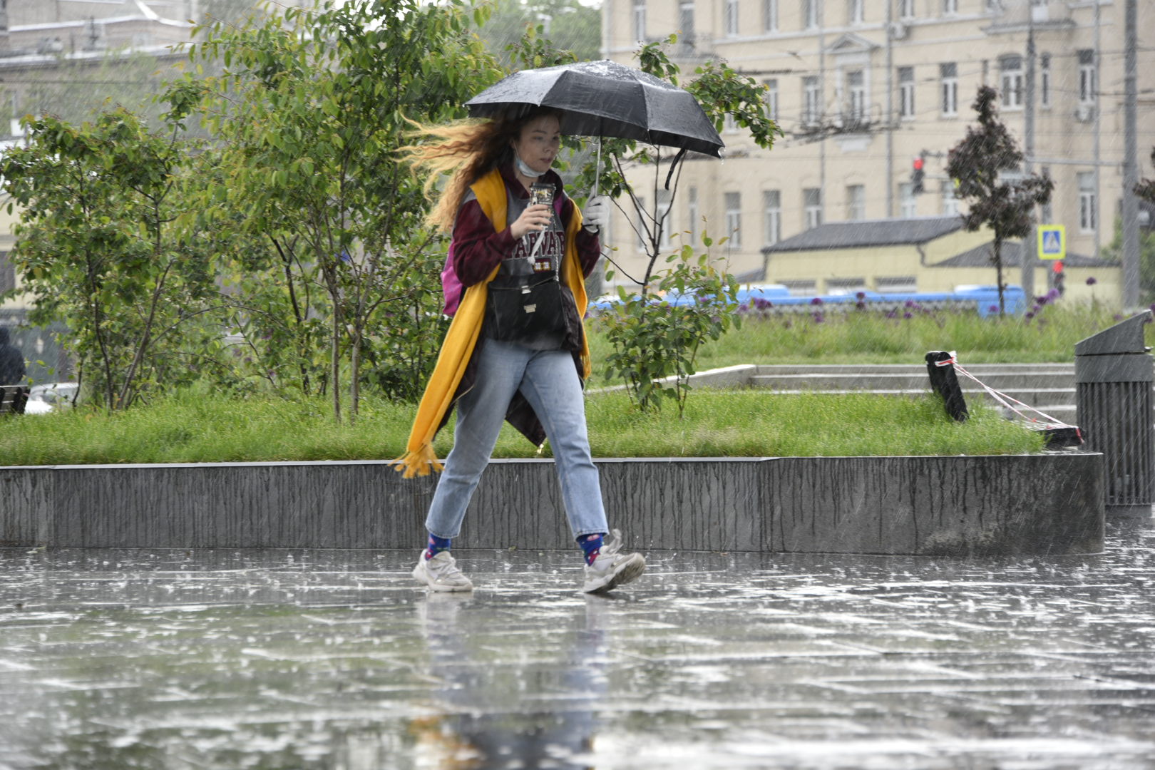 Москвичей предупредили о дожде в понедельник