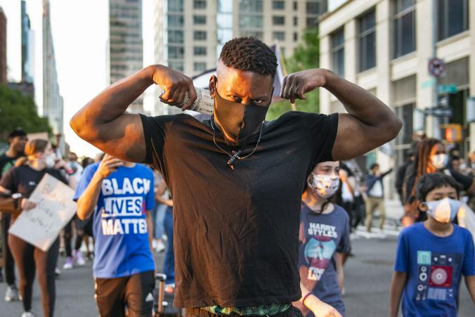 Протест в поддержку движения Black Lives Matter в Нью-Йорке / Zuma/TASS