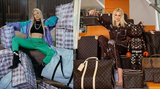 Рудковская осталась в нулевых, когда тыкать брендами в нос было хорошим тоном / instagram.com / Рита Дакота, instagram.com / Яна Рудковская