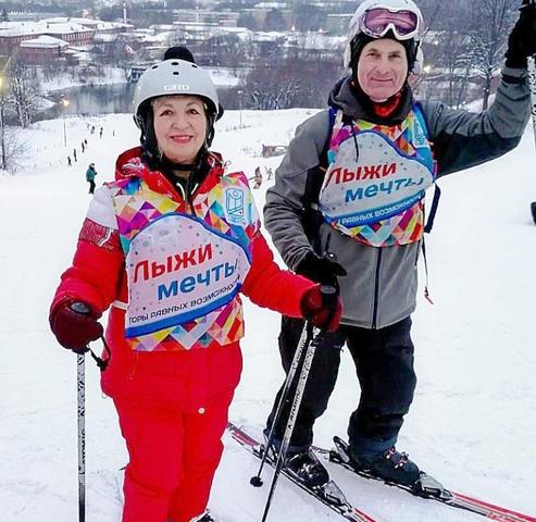 Москвичи старшего поколения примерили лыжи мечты