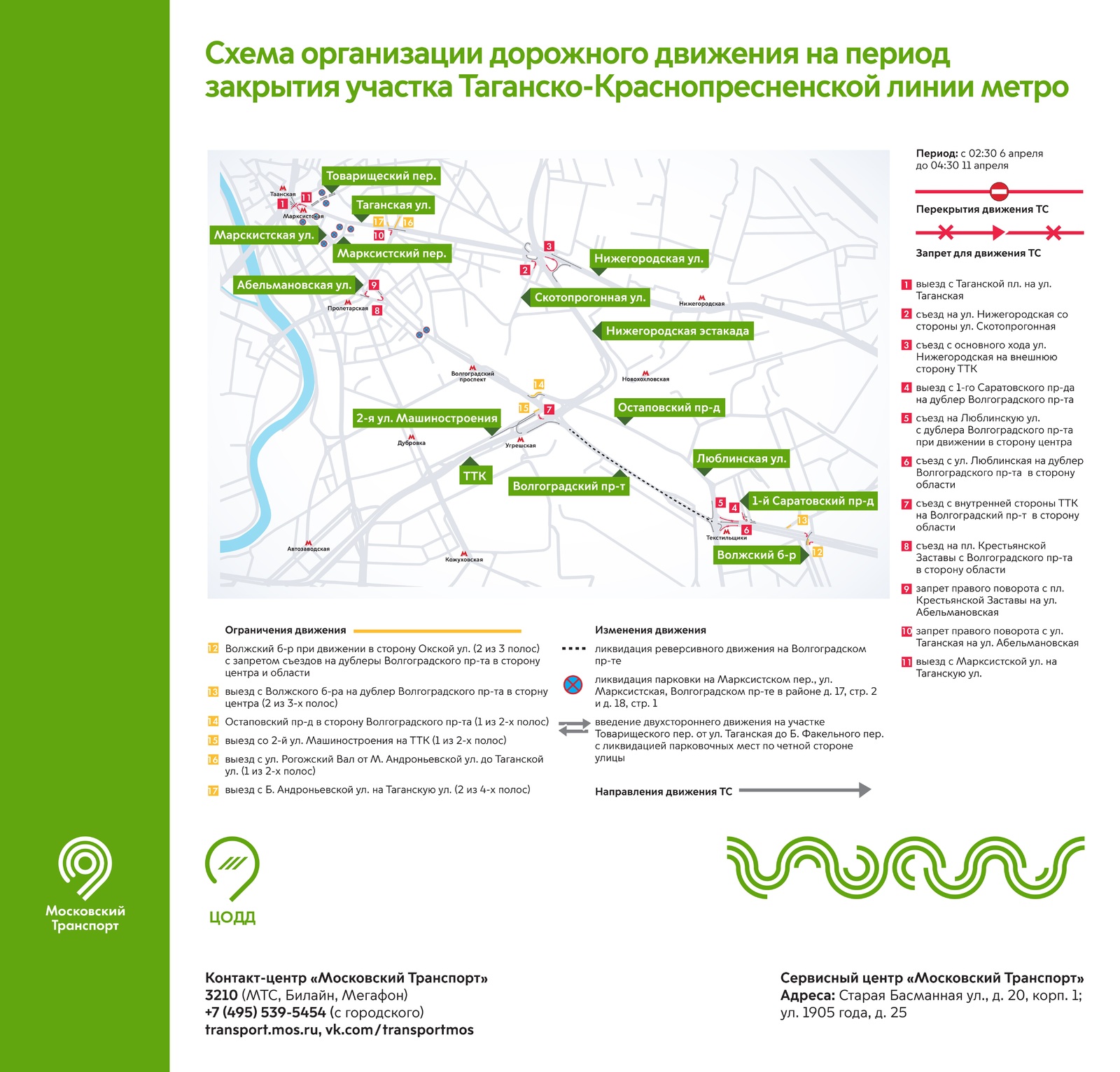 Схема движения общественного транспорта