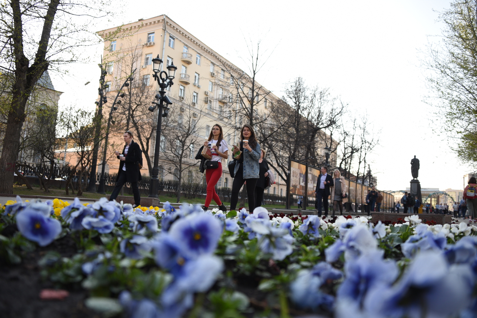 Весна в москве фото