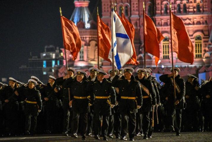 Вторая ночная репетиция парада Победы состоялась в Москве