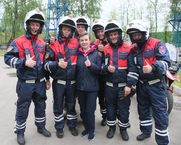 Спасатели на мотоциклах: как работает самое оперативное подразделение Москвы