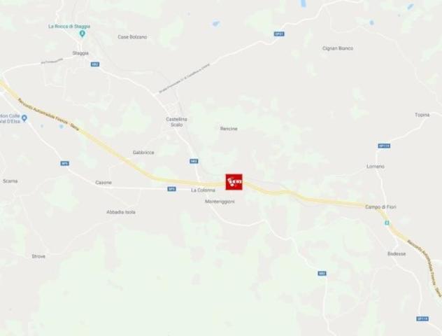 Место, где произошло ДТП с участием туристического автобуса / Сайт итальянской газеты Corriere Fiorentino