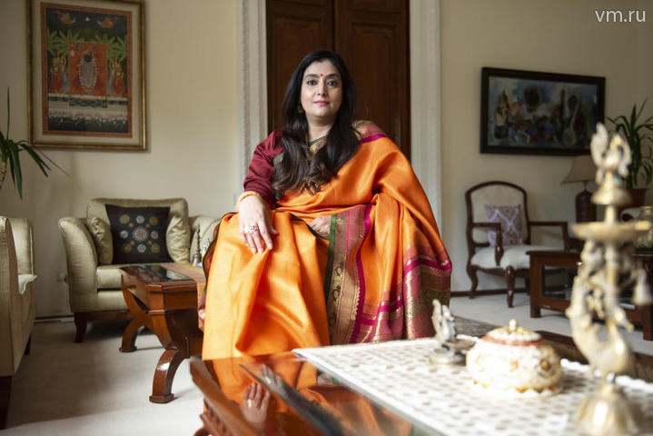 Жена посла Индии в России Видья Варма: Москва — это драгоценный камень, чистый и красивый