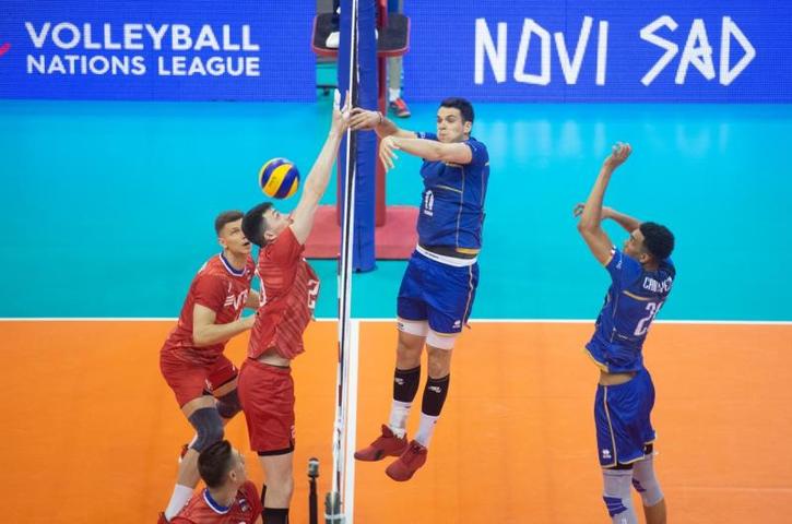Сборная России одержала четвертую победу в волейбольной Лиге наций