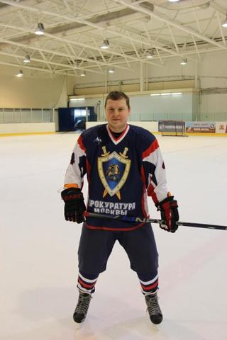 Андрей Кулагин на тренировке по хоккею / из личного архива Андрея Кулагина