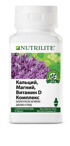 Витаминный комплекс NUTRILITE для активного образа жизни:кальций, магний, витамин D