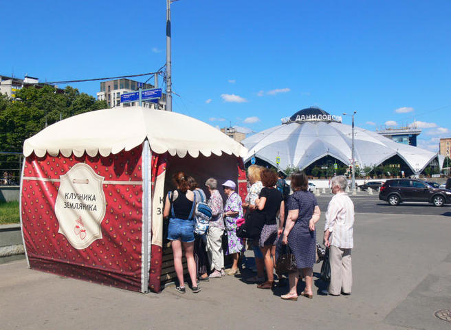 Палатка совхоза имени Ленина / Олег Сыров, «Вечерняя Москва»