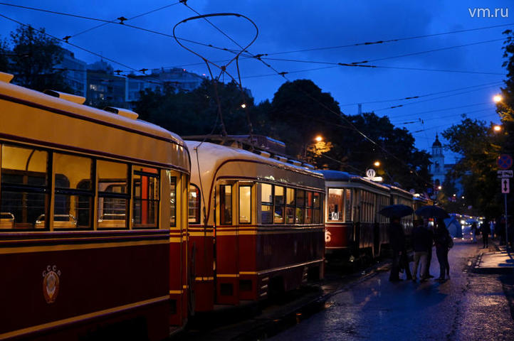 Второй в 2019 году парад трамваев состоялся в Москве