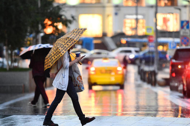 МЧС предупредило, что дождь в Москве будет наиболее интенсивным с 23:00
