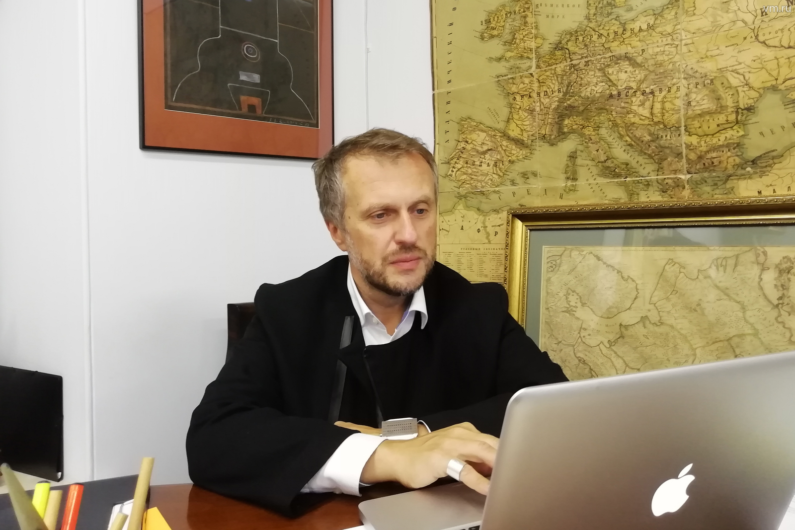 Глава аукционного дома Сергей Бурмистров / Мария Гусева, «Вечерняя Москва»